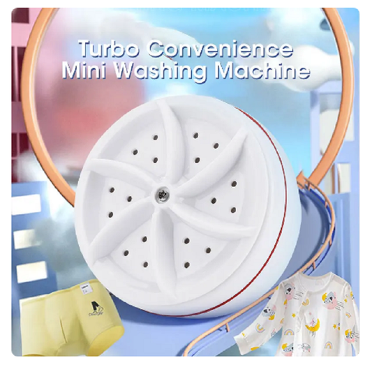 Mini Lavadora Portátil Multiusos Turbina