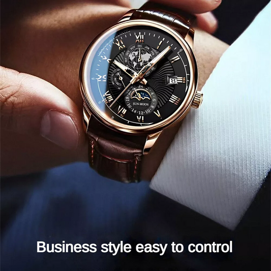 Reloj mecánico color negro - con 50% de descuento + envio gratis solo hoy